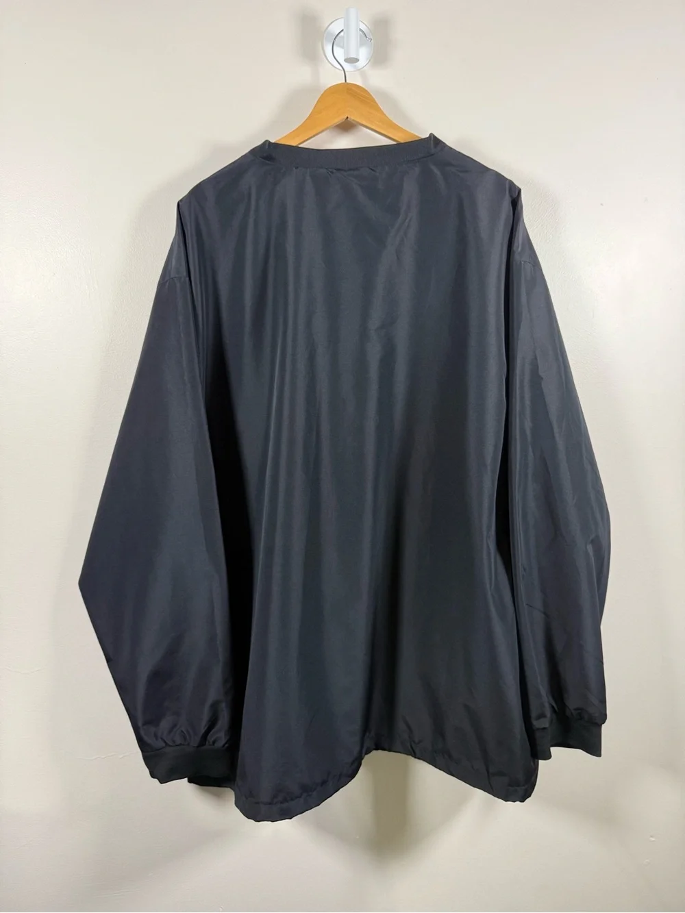 Signature Black Windbreaker Pullover Jacket NWT